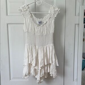 Princess Polly Ivory Layered Dress